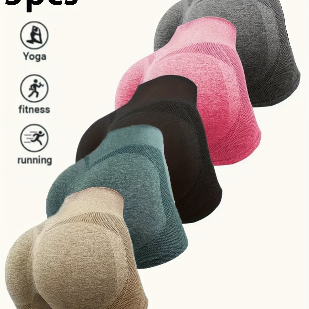 Fai scorta di comfort e stile con la nostra esclusiva Confezione Leggings da Yoga a Vita Alta da Donna.