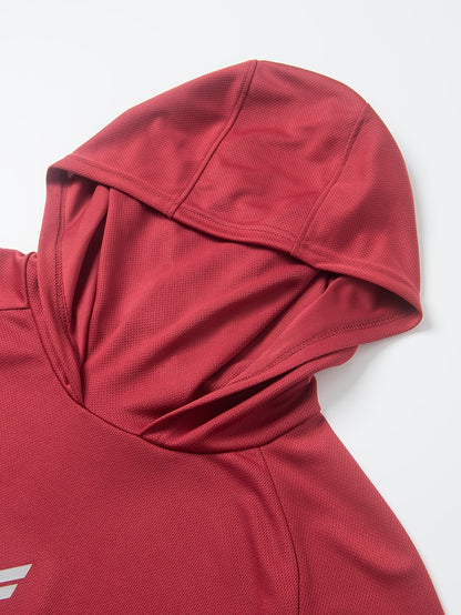 Maglia da Pesca con Cappuccio e Maschera Uomo - Traspirante. TK