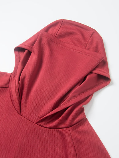 Maglia da Pesca con Cappuccio e Maschera Uomo - Traspirante. TK