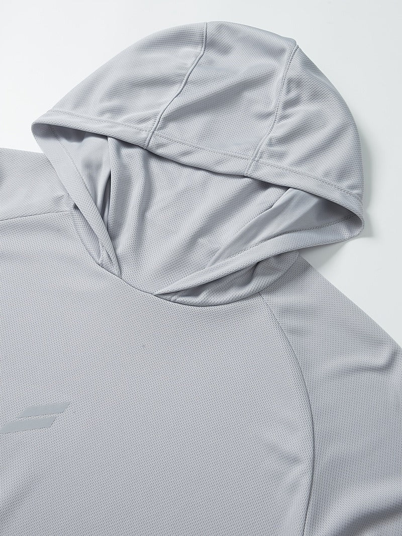 Maglia da Pesca con Cappuccio e Maschera Uomo - Traspirante. TK