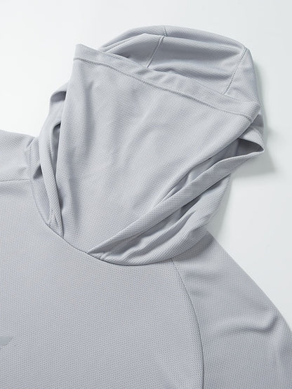 Maglia da Pesca con Cappuccio e Maschera Uomo - Traspirante. TK