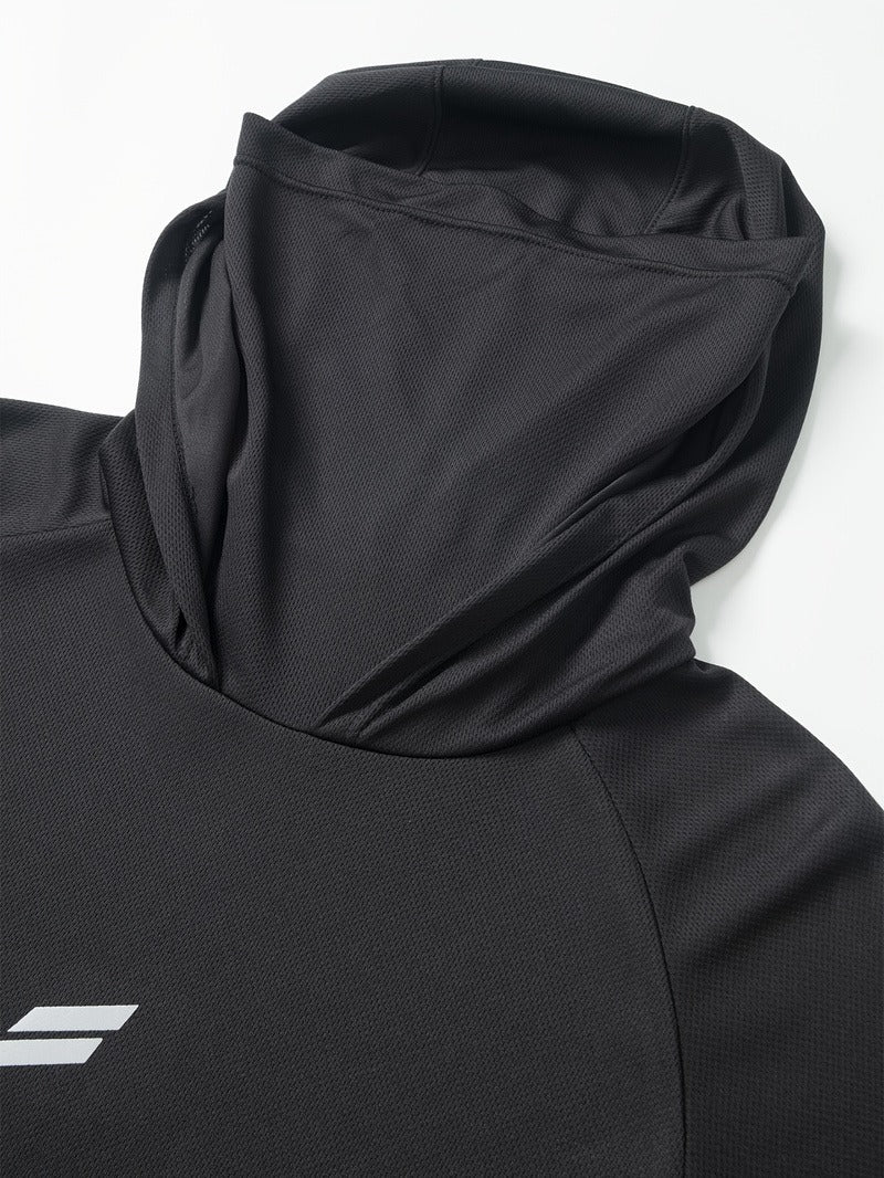 Maglia da Pesca con Cappuccio e Maschera Uomo - Traspirante. TK