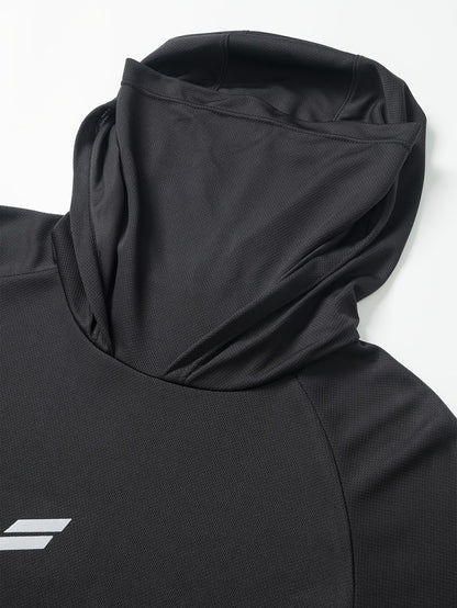 Maglia da Pesca con Cappuccio e Maschera Uomo - Traspirante. TK