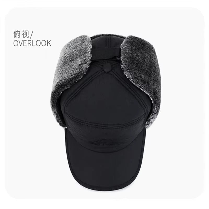 WRELS Cappello Invernale in Pelliccia Sintetica con Visiera - Caldo e Morbido. TK